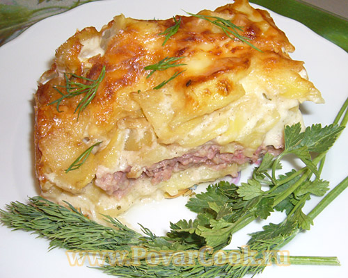 Картофельная запеканка с мясом